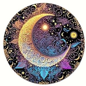 1pc Abstract DIY Diamond Painting Retro Mysterious Cartoon Pattern Moon Diamond Painting Handcraft Home Gift Without Frame miniinthebox