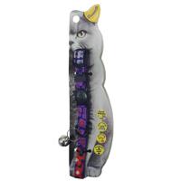 Swooosh Leafy Cat Safe Cat Collar - Purple