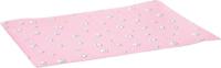 Drymate Pink Paw Stripe Dog Crate Mat 15 X 22 Inches