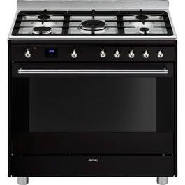 Smeg SSA91MABL2 Concert Combination Cooker with Gas Hob