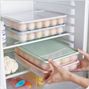 KCASA KC-ES01 24 Slots Egg Refrigerator Storage Holder Organizer Kitchen With Dust-Proof Lid