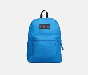Womens Plain Backpack  Neon Blue
