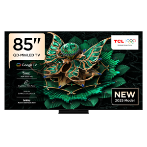 TCL 85 Inch C7K Premium QD-MiniLED TV | 2048 Zones Precise Dimming | 2600 nits HDR | QLED | CrystGlow HVA Panel | AiPQ Pro Processor | 144Hz | Bang...
