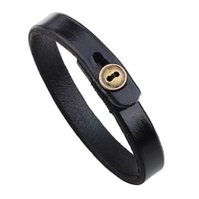 Bracelet Classic Lucky Stylish Simple Fashion Classic Holiday Leather Bracelet Jewelry Black  Red For Daily Holiday Prom Birthday Festival Lightinthebox