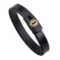 Bracelet Classic Lucky Stylish Simple Fashion Classic Holiday Leather Bracelet Jewelry Black  Red For Daily Holiday Prom Birthday Festival Lightinthebox - thumbnail