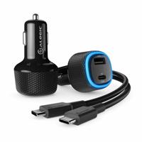 Alogic Rapid 12W + 45W 2 Port USB-A + USB-C Car Charger - thumbnail