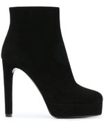 Casadei platform ankle boots - Black