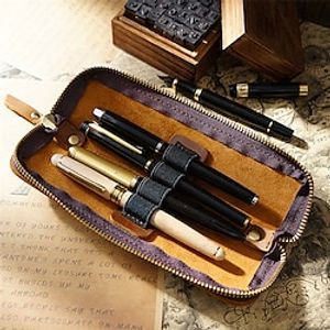PencilCasePenPouchMarkerBag Waterproof Wear-Resistant Multifunction Leather for School Office Student Lightinthebox