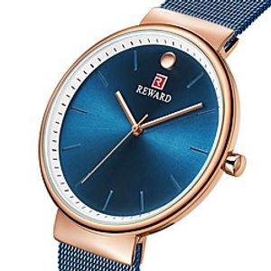 Reward fashion simple ultra-thin men's watch waterproof mesh belt creative watch Lightinthebox