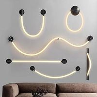 Led Silicone Wall Lamp Woven Texture Pure Silicone 360-Degree Light Interior Decoration Wall Lamp DIY Modeling Wall Lamp Suitable for Bedroom Study Living Room Asle 3000K Warm White Lightinthebox - thumbnail