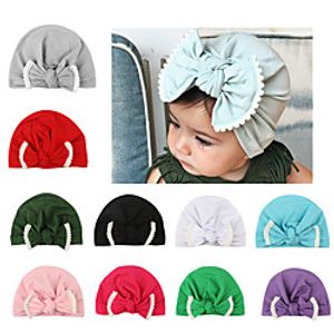 Kids Baby Girls' New Baby Products Baby Bow Lace Knotted Hedging Hat Indian Hat Children Hat Lightinthebox