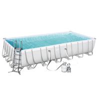 Bestway Power Steel ™ Rectangular Pool Set With Sand Filter Pump 7.32M X 3.66M X 1.32M