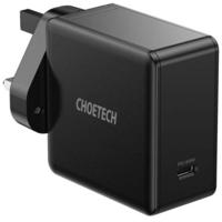 Choetech Usb Type-c Wall Charger-(Black)-(CQ4004-UK-BK)