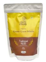 Pure & Sure Organic Green Gram Whole - 500g