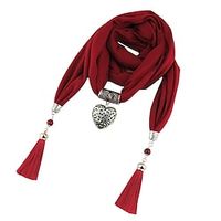 Women's Scarves Infinity Scarf Daily Holiday Linen Bohemia Warm Decoration 1 PC miniinthebox - thumbnail