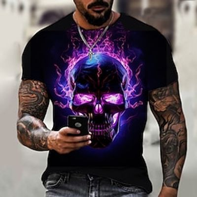 Christmas T-shirt Cartoon Manga Anime Graphic T-shirt For Couple's Men's Women's Adults' 3D Print 100% Polyester Party Festival Lightinthebox