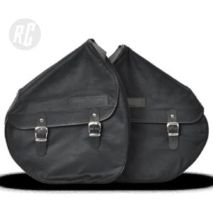 Ruff The Ruffian Saddle Bag Slim Left Black