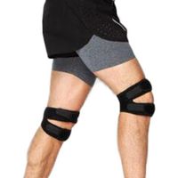 Mens Adjustable Elastic Knee Support Brace Kneepad - thumbnail