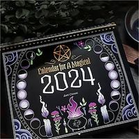 2024 Calendar For A Magical CALENDAR FOR A MAGICAL 2024 Charistmas Happy New Year Decor Gift 2024 Calendar  Planner For A Magical Lightinthebox - thumbnail