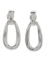 Clip Earrings Irregular Oval - thumbnail
