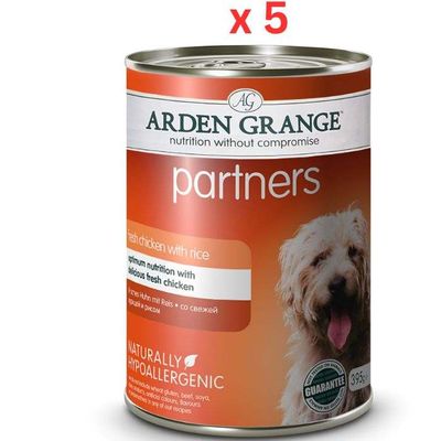 Arden Grange Partners - Chicken, Rice & Vegetables (395G) (Pack of 5) Arden Grange Partners - Chicken, Rice & Vegetables (395G) (Pack of 5)