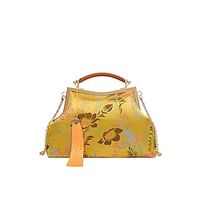 Women's Handbag Nylon Party New Year Tassel Lightweight Geometric Black Pink Gold miniinthebox