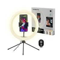 Hyphen 10-Inch Led Ring Light With Mini Tripod And Phone Holder (HVR-10RLTP4602)