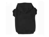 Pets Club Custom Soft Fleece Blank Designer Dog Hoodie Pet Cloth Black - 3XL