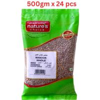 Natures Choice Masoor Whole - 500 gm Pack Of 24 (UAE Delivery Only)