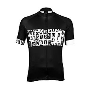 21Grams Men's Short Sleeve Cycling Jersey Summer Spandex Polyester Black Bike Jersey Top Mountain Bike MTB Road Bike Cycling Quick Dry Moisture Wicking Breathable Sports Clothing Apparel  Athleisure Lightinthebox