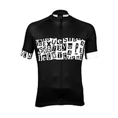 21Grams Men's Short Sleeve Cycling Jersey Summer Spandex Polyester Black Bike Jersey Top Mountain Bike MTB Road Bike Cycling Quick Dry Moisture Wicking Breathable Sports Clothing Apparel  Athleisure Lightinthebox