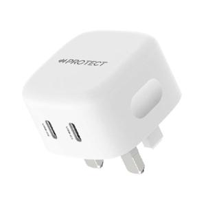 Protect Universal Travel Adapter 65w GaN Black |PQ65