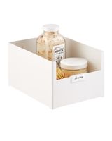 Like It Drawer & Cabinet Organizer Medium White Like It Drawer & Cabinet Organizer Medium White