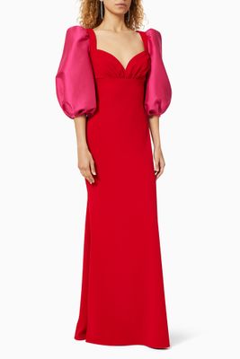 Odessa Balloon Sleeve Gown Odessa Balloon Sleeve Gown