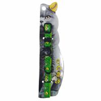 Swooosh Angry Birds Nylon Safe Cat Collar - Green