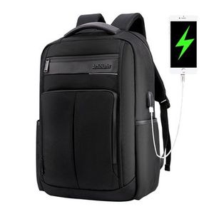 USB Charging Nylon Waterproof 18 Inch Laptop Bag Backpack