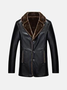 Mens PU Leather Jacket