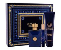 Versace Dylan Blue Pour Homme Edt 100ml B/s Gel 150ml Travel Spray 10ml (UAE Delivery Only)