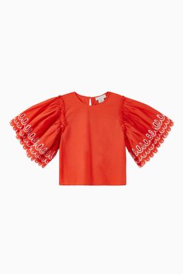 Scalloped Organic Cotton Top Scalloped Organic Cotton Top