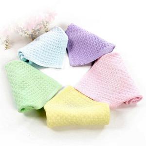 TUBENG Soft Baby Plaid Solid 5 Pcs Kerchief