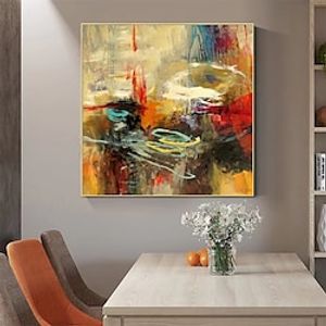 Power Colors Painting Abstract Oil Painting Original Canvas Painting Abstract Large Oil Colorful Painting Abstract Painting Living Room Wall Art No Frame miniinthebox