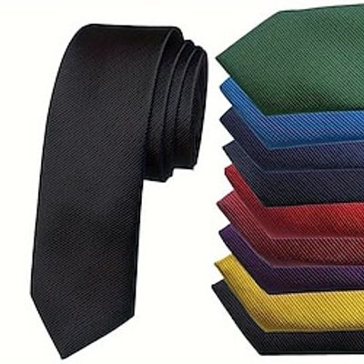 Men's Ties Neckties Solid  Plain Color Formal Evening Wedding Party Daily Wear Lightinthebox
