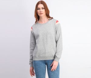 Womens Banks Crewneck Sweater  Grey