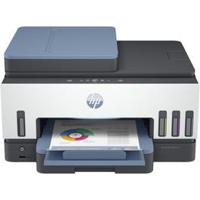 HP Smart Tank 795 All-in-One Ink Tank Printer wireless, Print, Scan, Copy, Fax, Auto Duplex Printing, Document Feeder, Print up to 18000 black or 8000 color pages, White/Blue [28B96A]