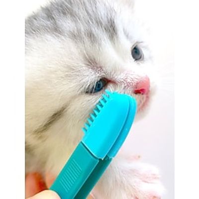 Dog Cat Brushes Health Care Nail Brush Fur Brush Pet Supplies Comb Brush Dog Clean Supply Waterproof Portable Soft Washable Easy to Install Pet Grooming Supplies Blue 1 Piece Lightinthebox