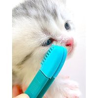 Dog Cat Brushes Health Care Nail Brush Fur Brush Pet Supplies Comb Brush Dog Clean Supply Waterproof Portable Soft Washable Easy to Install Pet Grooming Supplies Blue 1 Piece Lightinthebox - thumbnail