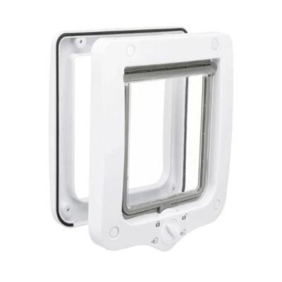 Trixie 4 Way Flap Door For Cats White - 20X22Cm