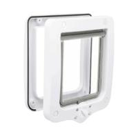 Trixie 4 Way Flap Door For Cats White - 20X22Cm
