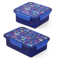 Eazy Kids Lunch Box Set Astronauts - Blue