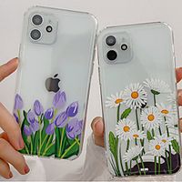 Phone Case For Apple Back Cover iPhone 12 Pro Max 11 SE 2020 X XR XS Max 8 7 Shockproof Dustproof Geometric Pattern Flower TPU miniinthebox Phone Case For Apple Back Cover iPhone 12 Pro Max 11 SE 2020 X XR XS Max 8 7 Shockproof Dustproof Geometric Pattern Flower TPU miniinthebox